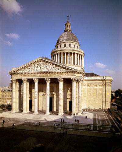 Ansicht der Fassade, erbaut 1757-90 von Jacques Germain Soufflot